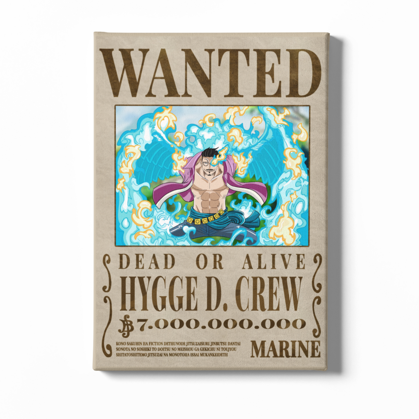 Wanted Poster One Piece Style