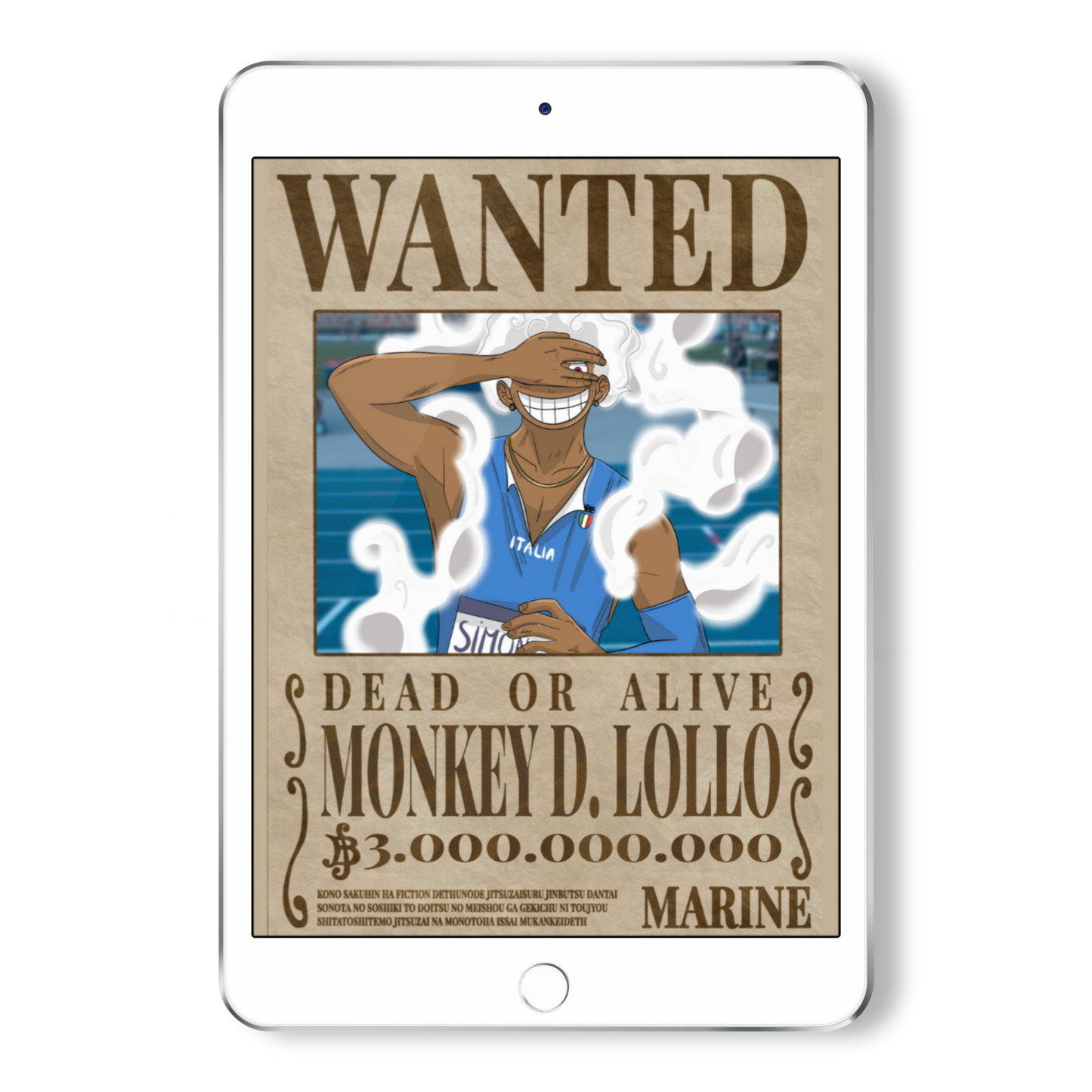 Wanted Poster One Piece Style
