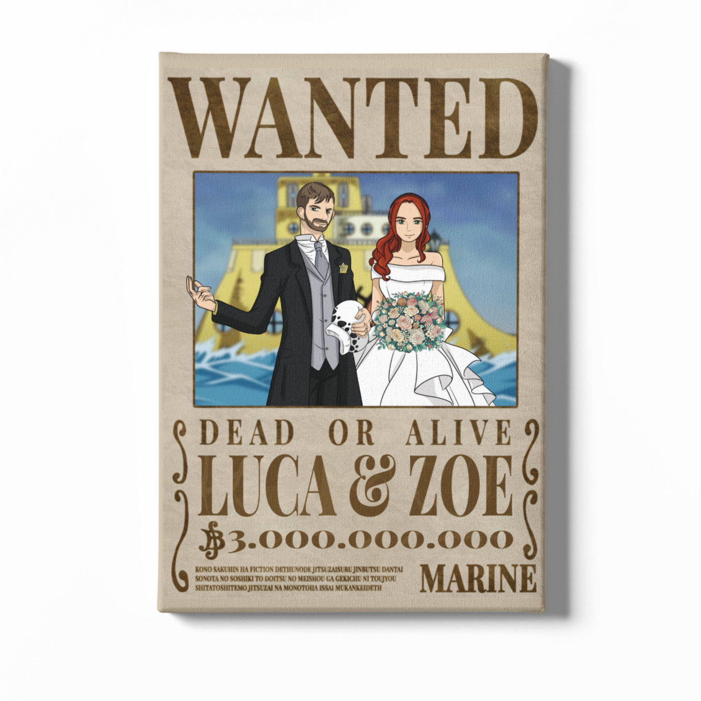 Wanted Poster One Piece Style