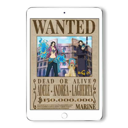 Wanted Poster One Piece Style