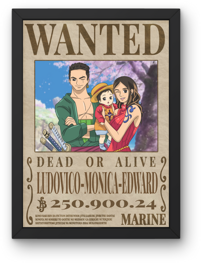Wanted Poster One Piece Style