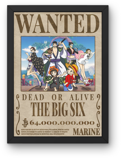 Wanted Poster One Piece Style